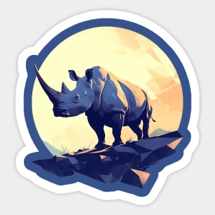 rhinoceros Sticker